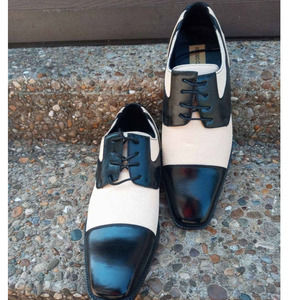 NWOT MEN'S ANTONIO CERRELLI TWO TONE OXFORDS - SIZE 12